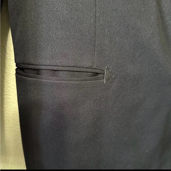 Levi’s Western Wear San Francisco Navy Blazer Mens Cowboy Cut Yoke Polyster - Picture 5 of 11